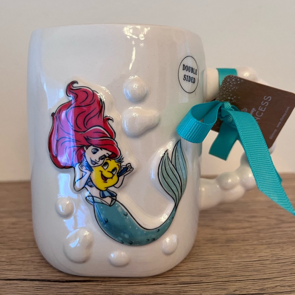 NWT Rae Dunn Disney Princess Ariel Ceramic Mug